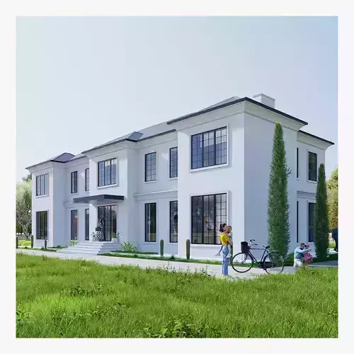 House Low-poly 3D model