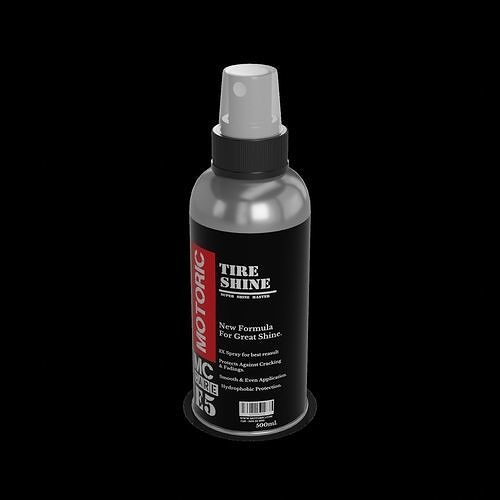 Other car care Tire Shine Spray Low-poly 3D model 2