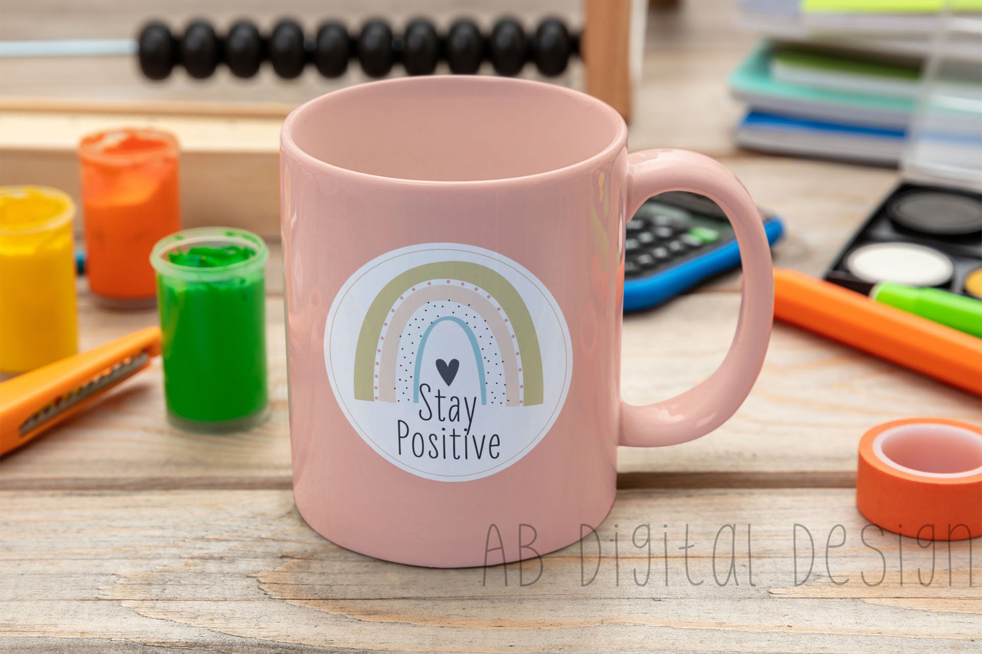 Inspirational Stickers with Rainbows for Planners or Journal 3