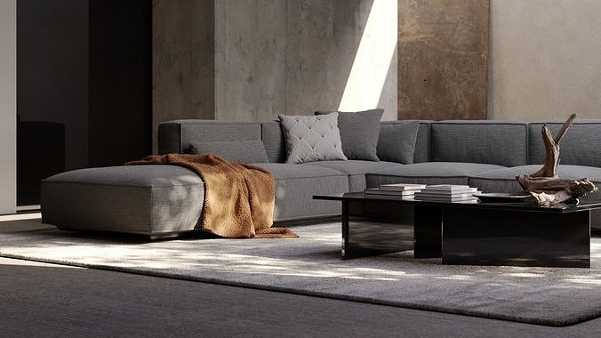 Virtual Location 001 - Cinema 4D Corona scene 3D model 2