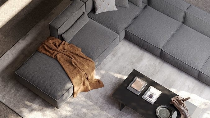 Virtual Location 001 - Cinema 4D Corona scene 3D model 3